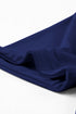 Soft Stretch Solid Crew Neck Rolled Cuff Relaxed Tee